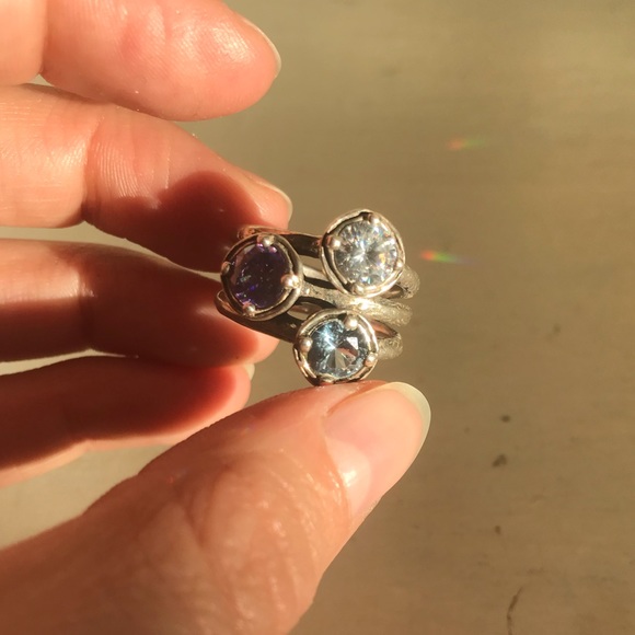 💎 sterling silver gemstone ring 💎 - Picture 2 of 6